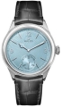 Pre-owned Rolex 1908 Platinum Case Black Strap Men\\\'s Watch 52506-0003
